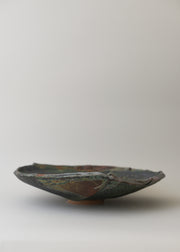 Extra Large Slab Bowl in Lichen - Victoria Morris